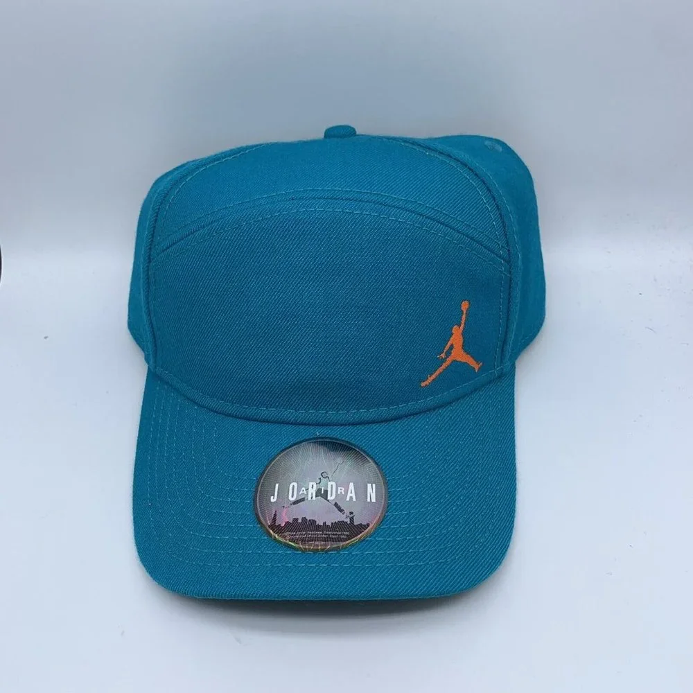 Air Jordan Hat‎ Men Blue Aqua 8 Jumpman Strap Back Cap New